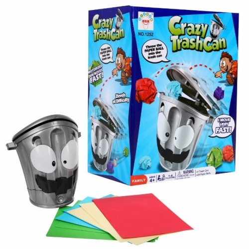 Zwariowany Kosz na Śmieci Gra rodzinna